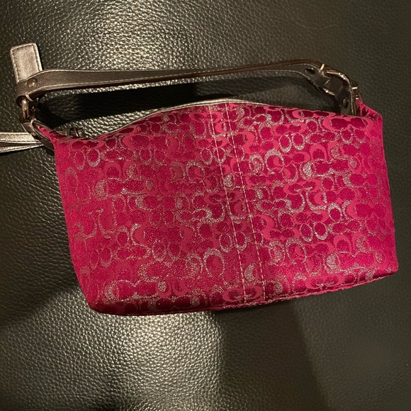 COACH Pink/Silver Purse - Picture 4 of 6